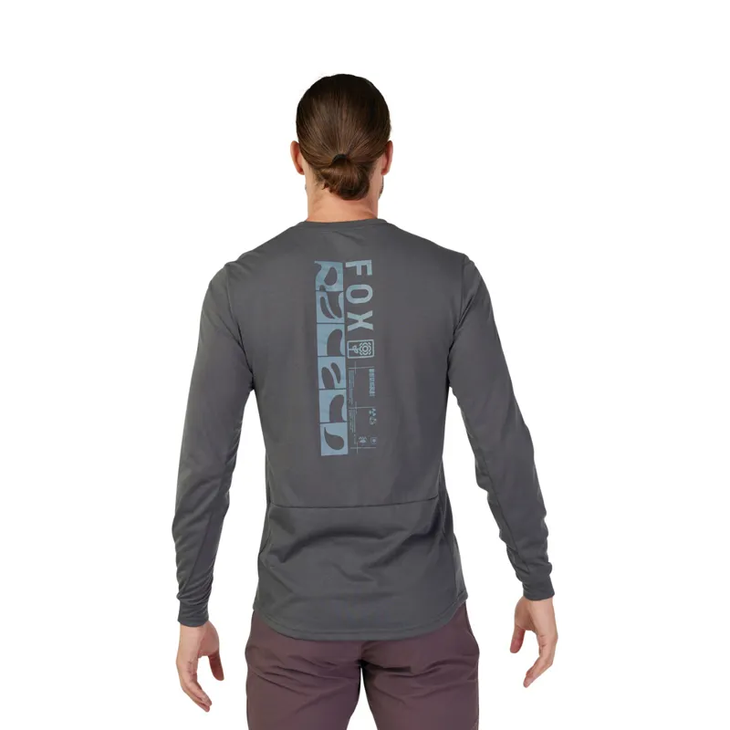 Fox Ranger DriRelease LS MTB Jersey Dark Shadow-2